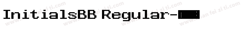InitialsBB Regular字体转换